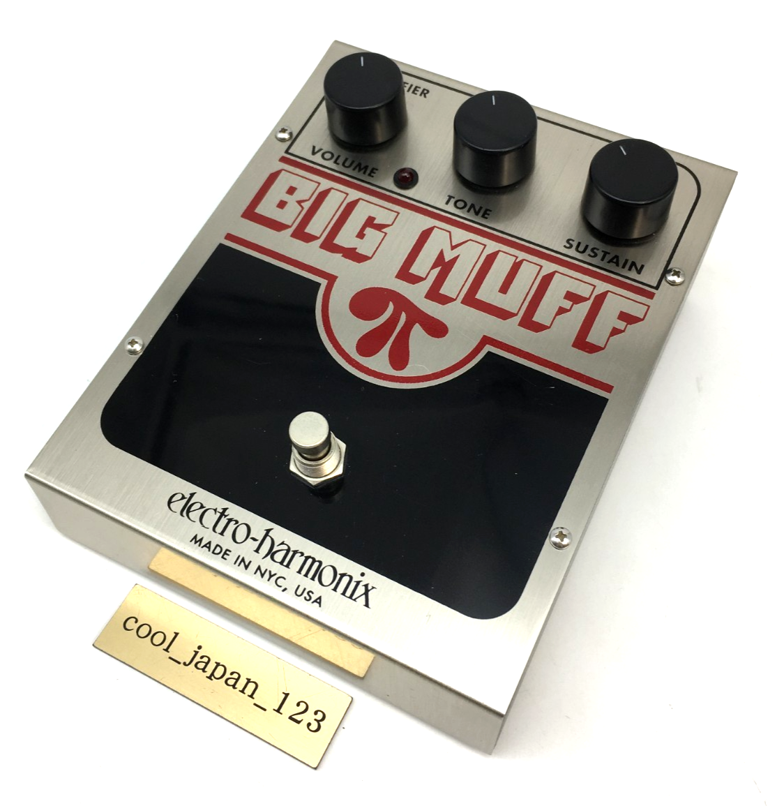 Electro-Harmonix Big Muff Pi Distortion Fuzz Pedal NYC USA Classic