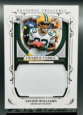 2025 National Treasures Savion Williams Rookie Framed Fabric Patch,SSP#/49🧀🔥