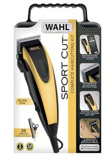 Wahl 20 Pc Sport Cut No Slip Self Sharpening Complete Clippers Haircut Kit NIB