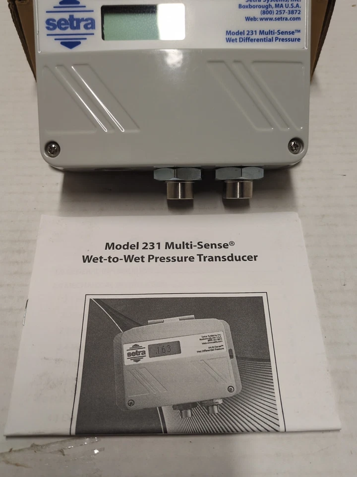 Setra 231MS1 Differential Pressure Sensor 0 to 50PSID 24v NIB - Image 4 of 4