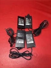 Lot of 4x Genuine Dell 130W Power Battery Supply Charger AC Adapter TESTED 