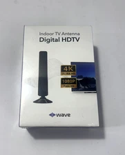 Wave Indoor HDTV Digital TV Antenna –4K 1080P Freeview High Gain Signal Receiver