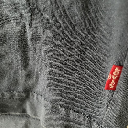 Levis Mens T Shirt Size S Blue White Short Sleeve Logo Stretch Round Neck - Picture 5 of 12
