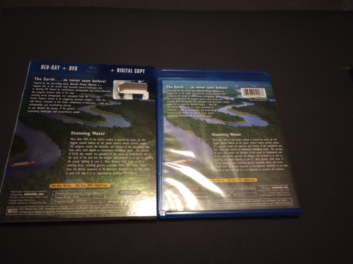 (未使用･未開封品)Earth From Above: Stunning Water [DVD] Earth From Above: Stunning Water [Blu-ray + DVD + Digital Copy
