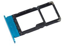 OEM BLU G51s G0591WW REPLACEMENT BLUE MICRO SD DUAL SIM CARD HOLDER TRAY