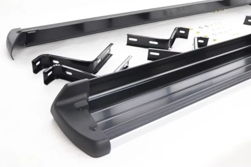 BLACK RUNNING BOARD SIDE STEPS RAILS FOR MITSUBISHI L200 TRITON SERIES 5 15-19 - Picture 7 of 18