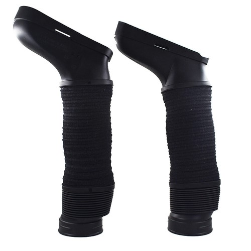 Manguera de conducto de admisión de aire izquierda y derecha negra 2 piezas apta para Mercedes C300 2008-2012 - Imagen 3 de 12