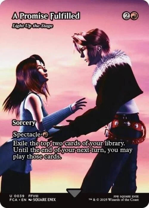 A Promise Fulfilled - Showcase - MtG Final Fantasy - NM - A Promise Fulfilled - Showcase - MtG Final Fantasy - NM -
