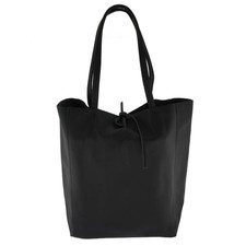 Fioretta Italian Genuine Leather Shopper Bag Carryall Handbag Shoulder Bag Tote
