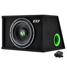 Deaf Bonce Machete Loaded Car Enclosure Amplifier Ported 10" Subwoofer ML-10A