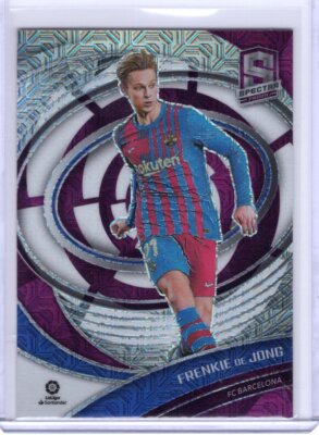 【限定値下げ中】Chronicles Frenkie De Jong RC 5枚 Frenkie De Jong RC 2021-22 Chronicles Spectra BARCELONA Purple
