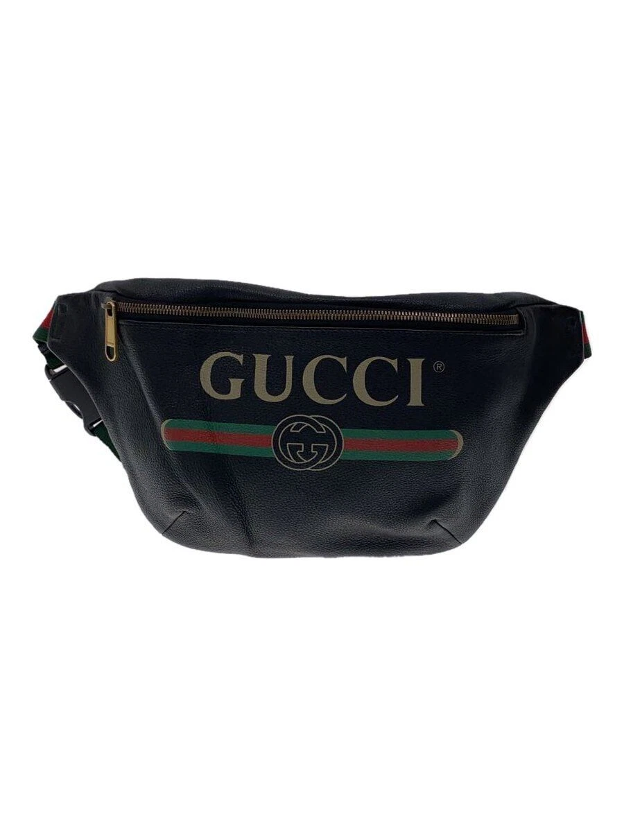 GUCCI sac taille petite ceinture cuir noir occasion