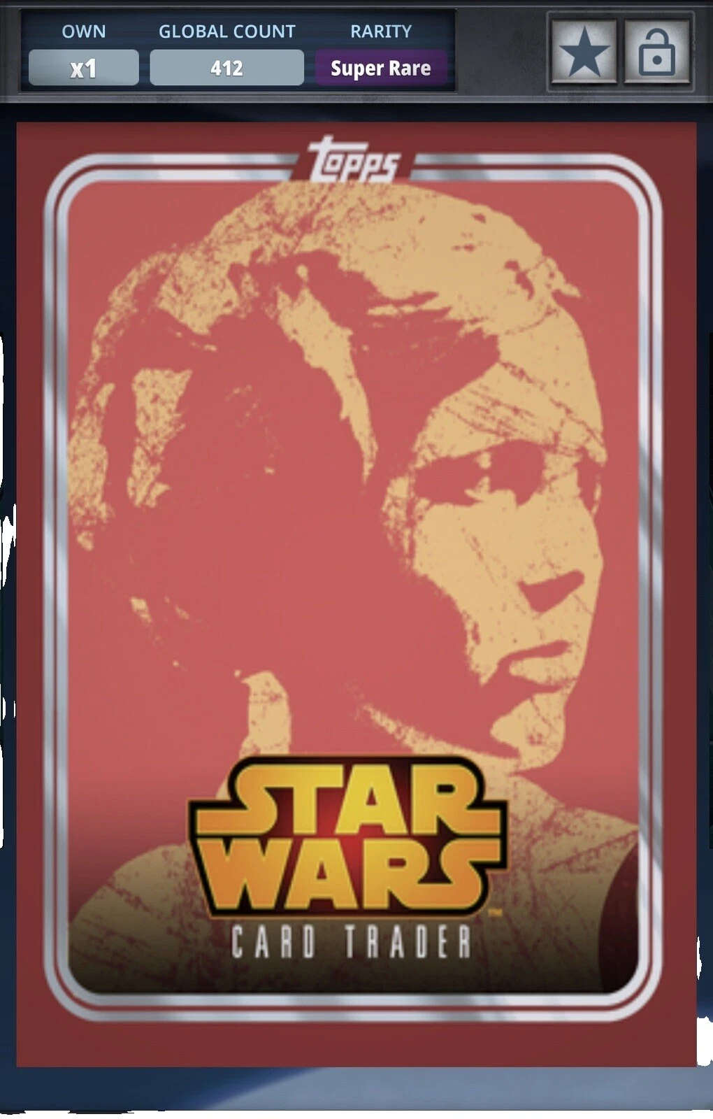 Darth Maul Star Wars War Collectable Trading Cards