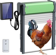 Automatic Chicken Coop Door Solar: Automatic Chicken Door - Solar Powered Chicke