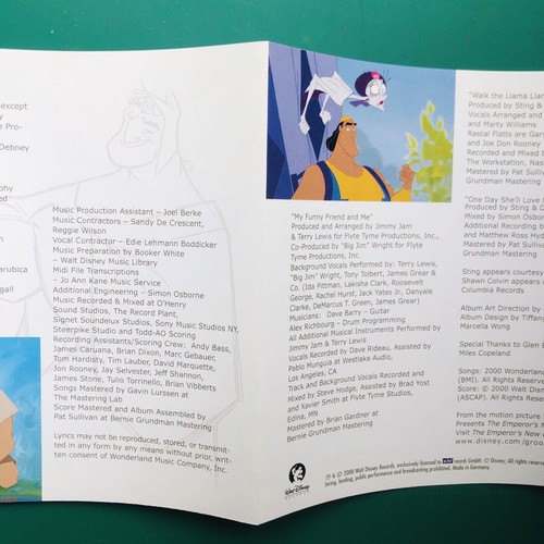 John Debney EMPEROR'S NEW GROOVE Disney Film Soundtrack OST CD Sting ENHANCED VG - Picture 11 of 12