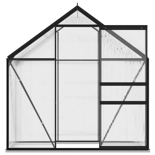 Greenhouse Aluminium Frame Green House Anthracite Storage Garden Shed - Picture 51 of 62