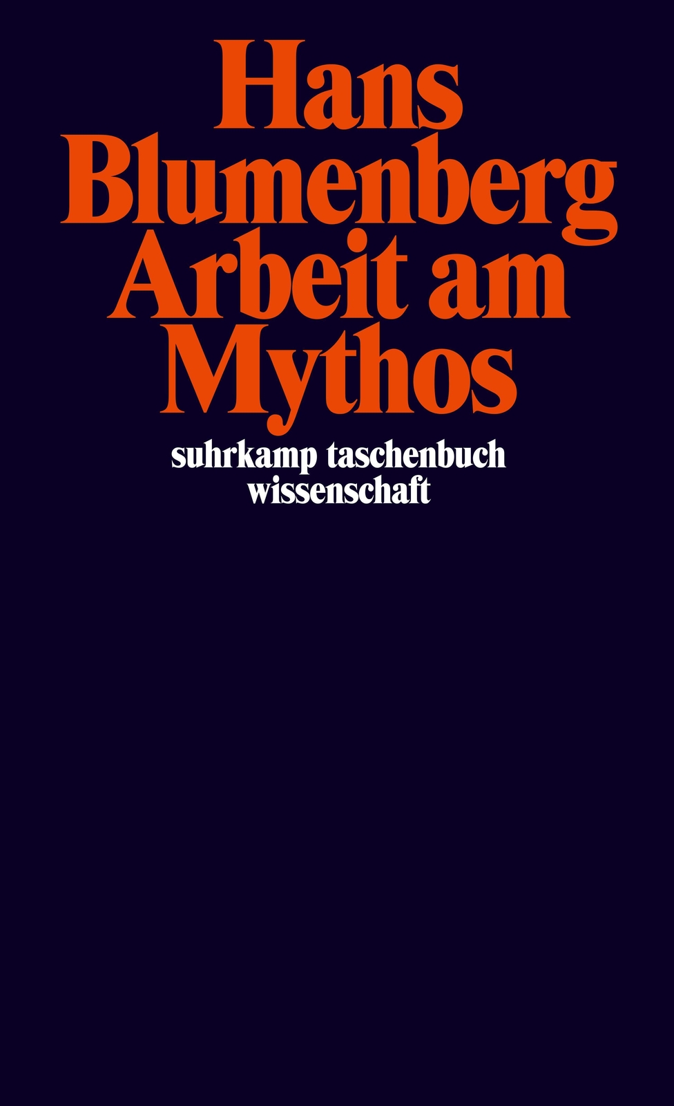 Thumbnail - Arbeit Am Mythos, Hans Blumenberg