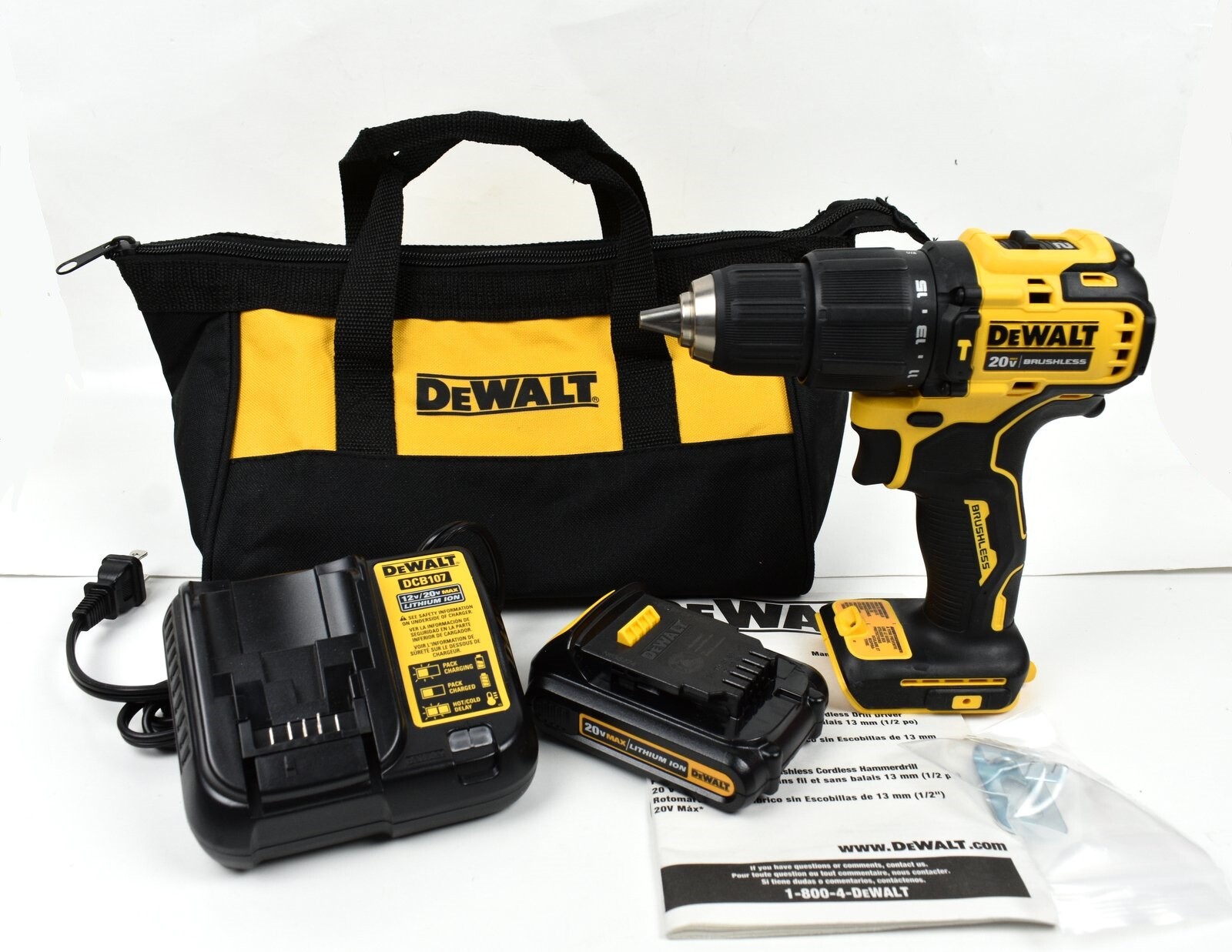 DEWALT DCD709 20V Max Atomic Brushless 