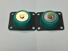 2 Pack Holley Carburetor 50cc Accelerator Pump Diaphragm Gflt Rubber Alcohol