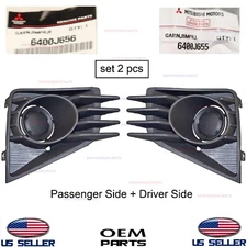 Front Fog Light Trim Cover RIGHT & LEFT set2pcs ⭐OEM⭐ Mirage & Mirage G4 2021-24