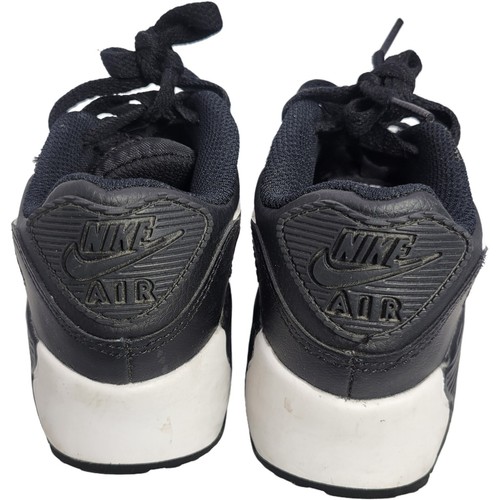Nike Air Max 90 Boys Size 12C Black Athletic Running Shoes Sneakers CD6867-010 - Picture 5 of 6