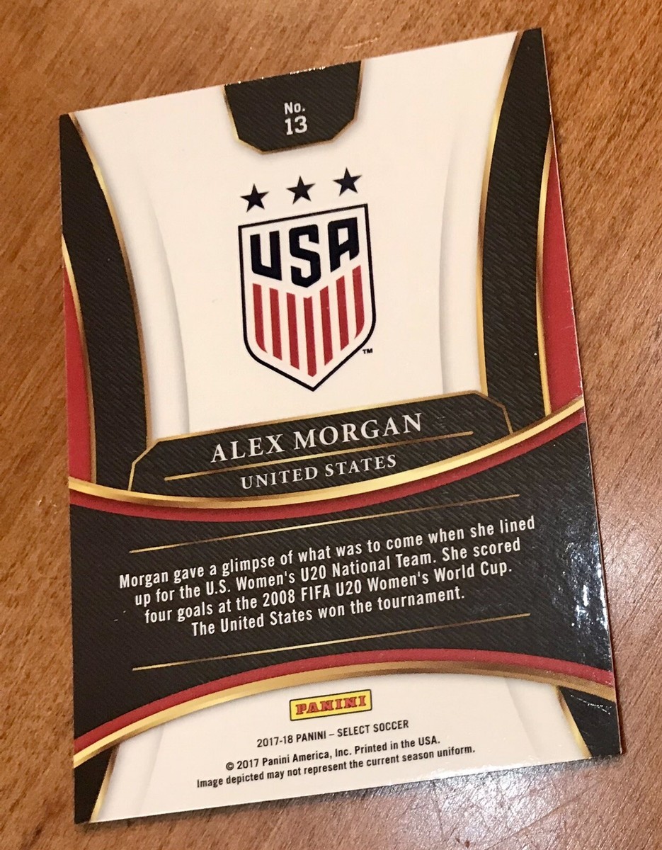✓2017-18 Panini Select Alex Morgan Terrace Silver Prizm #13 USA