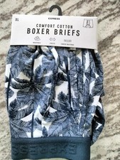 Express Comfort Cotton Packaged Boxer Briefs Mens Underwear XLarge MINT FREESHIP