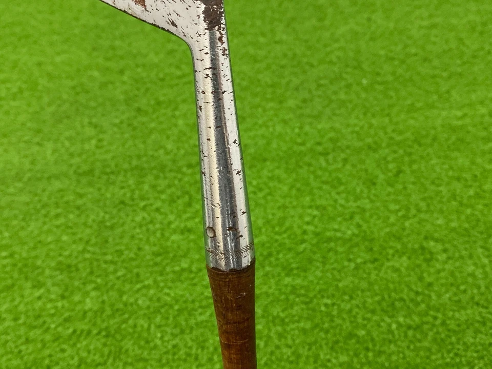 RARE A.G. Spalding Bros KRO-FLITE SWEETSPOT 1 IRON Right Hickory Wood Shaft 20's - Image 3 of 4