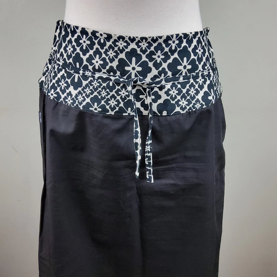 Falda lápiz Moschino para mujer con cremallera lateral negra blanca talla 8 Foto 3 de 4