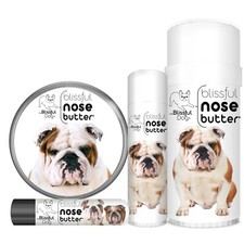 The Blissful Dog Bulldog Nose Butter  Treatment for Rough, Dry, Crusty Dog Noses