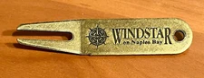 Windstar on Naples Bay (Florida) Logo Golf Ball Mark Divot Repair Tool