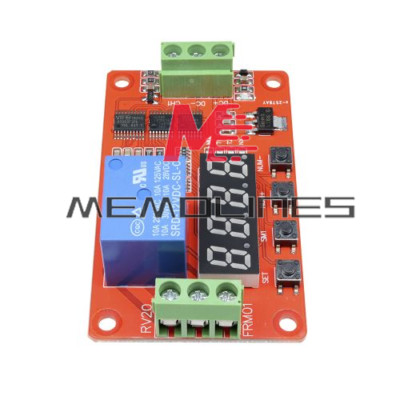 DC 12V PLC Relay Multifunction Self-lock Cycle Timer Module Delay Time Switch US