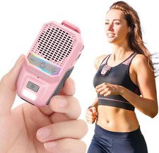 Wearable Bluetooth Speaker, Clip-On Portable Speaker with Built-In Mics Hands-Fr