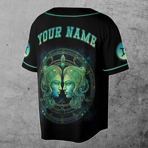 Gemini Baseball Jersey, Gemini Horoscope Gift Idea, Birthday Gift