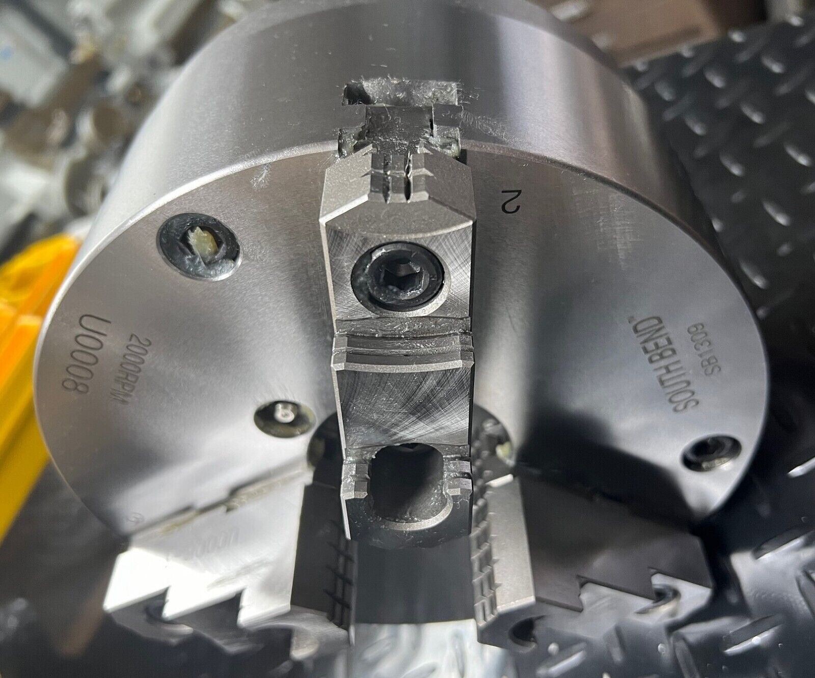 SOUTH BEND SB1309 3 JAW PRECISION LATHE CHUCK 8" / D16 BACK PLATE NEW