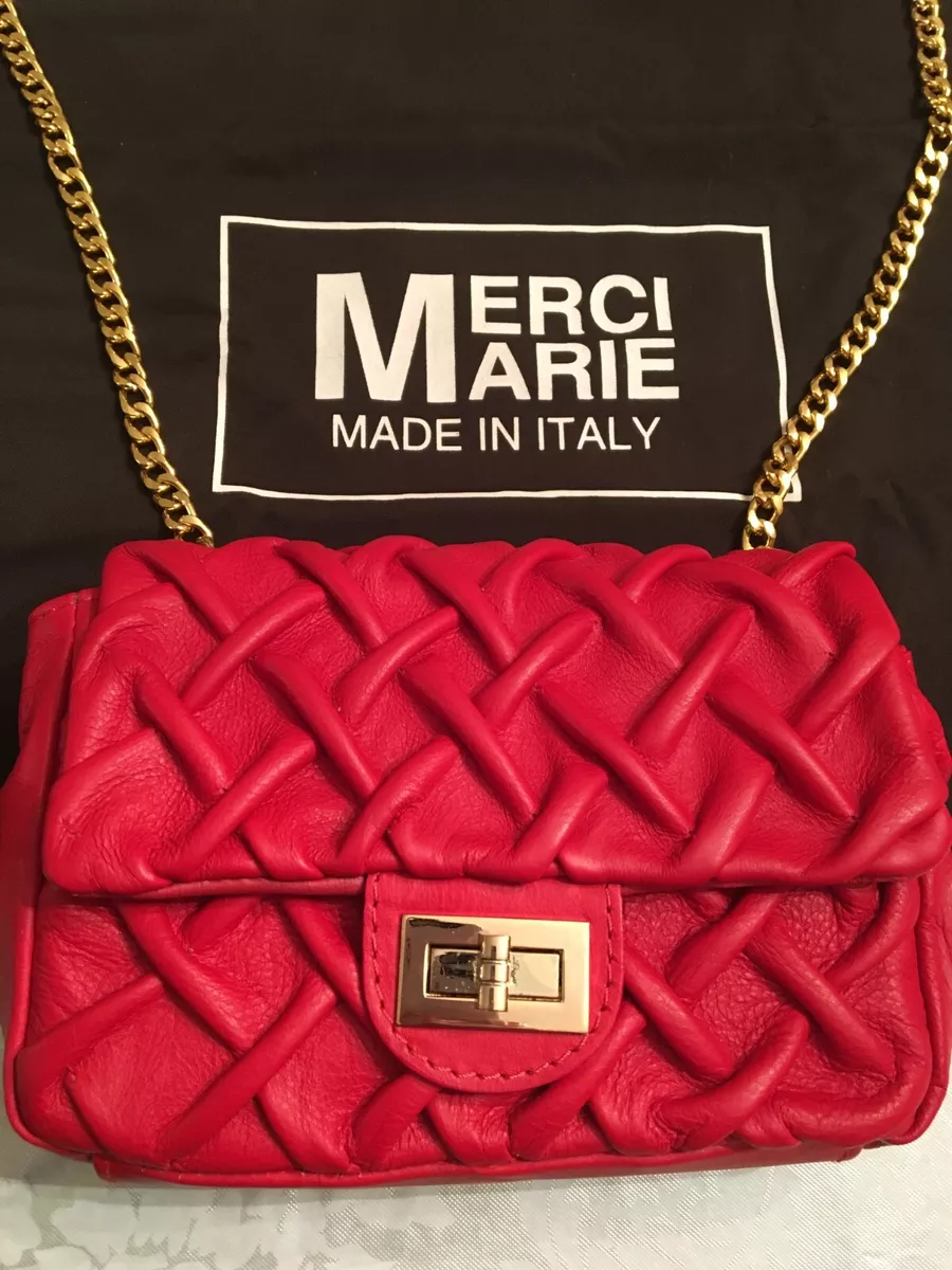 New Merci Marie Crossbody Purse Made in Italy