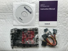 Inateck 2-Port USB 3.0 PCIe Express Card KTU3FR-2021 5Gb/s New complete in boxes