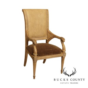 Thomasville Regency Style Lion Head Carved Armchair Ebay