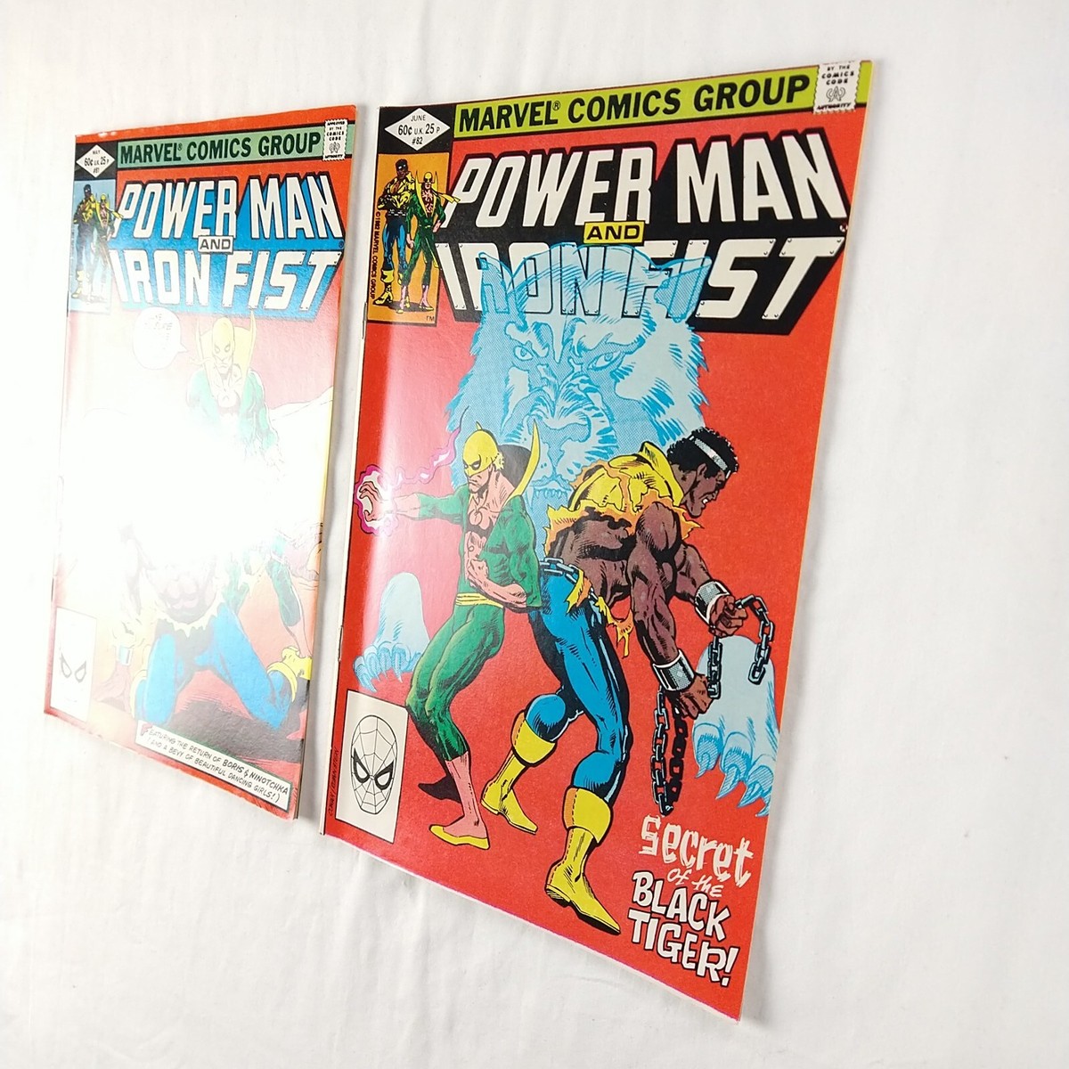 Power Man And Iron Fist #81 #82 Lot Black Tiger (1982 Marvel