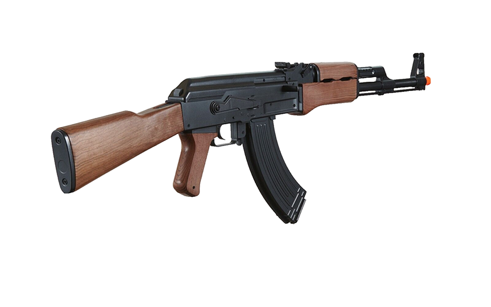 CYMA AK47 Full Automatic AEG Airsoft Rifle Gun 6mm BB 300FPS + Battery ...