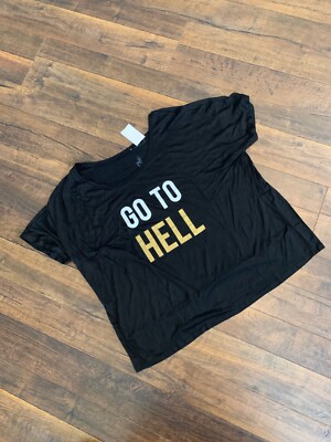 GORDON RAMSAY women's top, black, XL, New w/tags