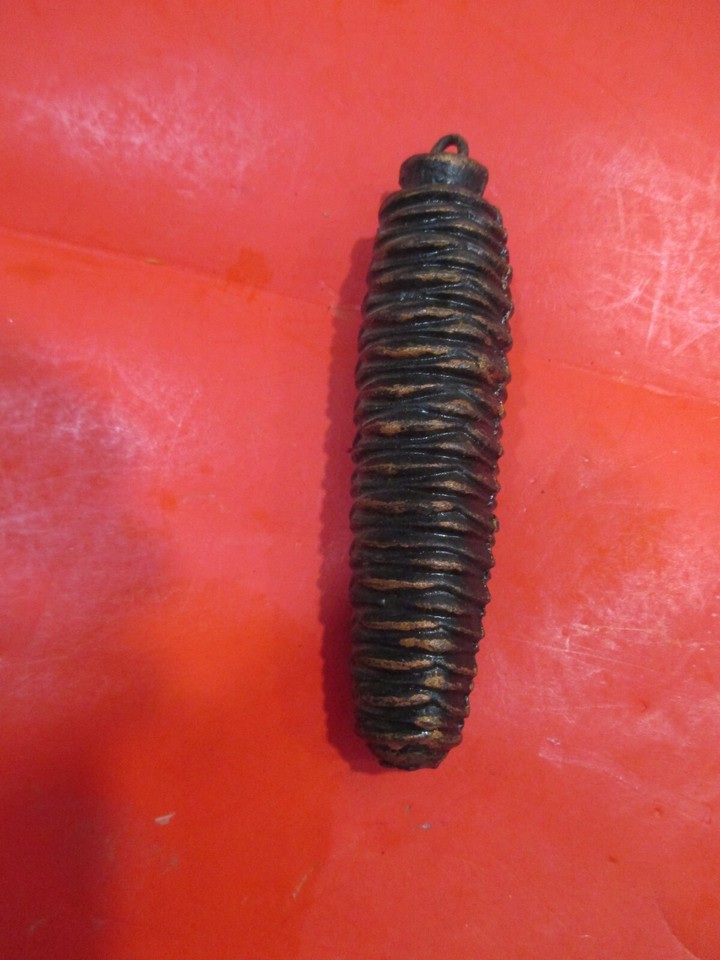 Pine Cone Clock Weights VTG German Cuckoo Bob Parts Repair Cast Iron eBay