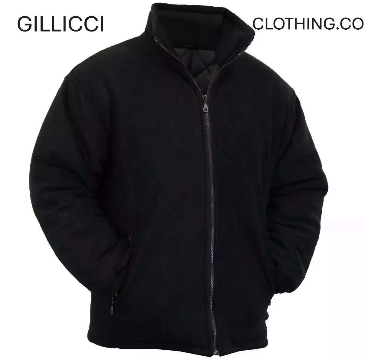MENS GILLICCI WOMENS HEAVY WARM PADDED OUTDOOR CASUAL CAMPING WARM FLEECE JACKET