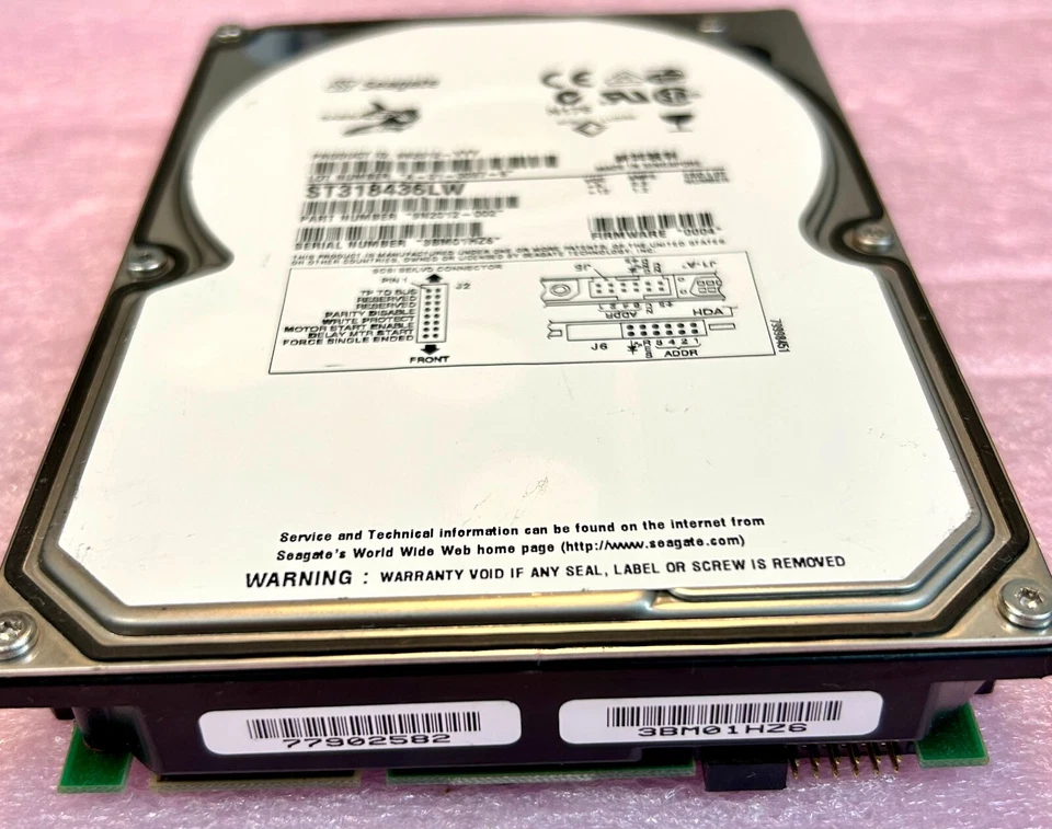Seagate ST318436LW 18GB, 7.2K, 68Pin SCSI, 3.5" Enterprise HDD - Image 2 of 4