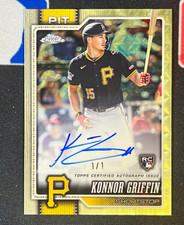 Marketplace image: 2026 Topps Chrome  Konnor Griffin RC Auto Superfractor 1/1 Pittsburgh Pirates
