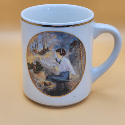 Coffee Mug The Surrey Group Schaumburg, IL 1987 Ivory 8OZ The Telephone Company