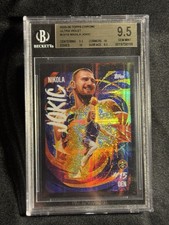 2025-26 TOPPS CHROME BASKETBALL #UV-10 NIKOLA JOKIC ULTRA VIOLET BCS 9.5 🔥🔥🔥