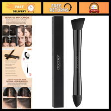 Dual-Ended Hairline Powder Brush Sponge Tip - Makeup Brush for Contouring, Tou