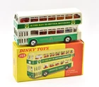 Vintage Original Dinky Toys 293 Leyland Atlantean Bus Green White Model BP Boxed