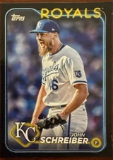 2024 Topps Update #US60 John Schreiber Black #/74